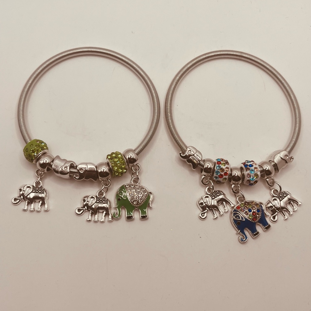 Stainless Steel Bracelets For Women Elephant Designs 25$